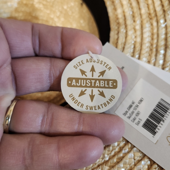 Stylish Tan Straw Hat - Picture 9 of 11